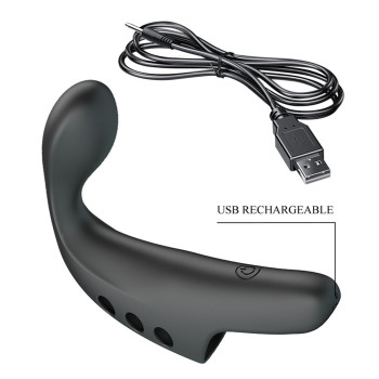 Багатофункціональна вібронасадка на палець серії Pretty Love - Fingering Vibrator Gorgon, BI-210298