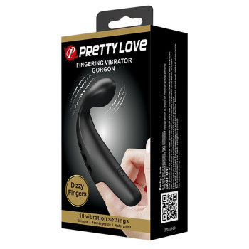 Багатофункціональна вібронасадка на палець серії Pretty Love - Fingering Vibrator Gorgon, BI-210298