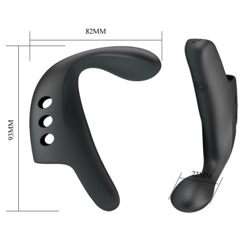 Багатофункціональна вібронасадка на палець серії Pretty Love - Fingering Vibrator Gorgon, BI-210298