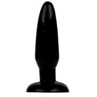 Анальная пробка на присоске "Butt plug" BI-017001R Black