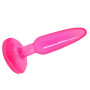 Анальна пробка на присосці "Butt plug" BI-017001 Pink