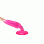 Анальна пробка на присосці "Butt plug" BI-017001 Pink
