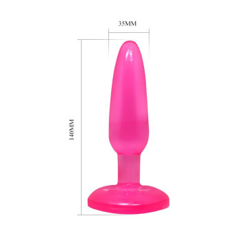 Анальна пробка на присосці "Butt plug" BI-017001 Purple