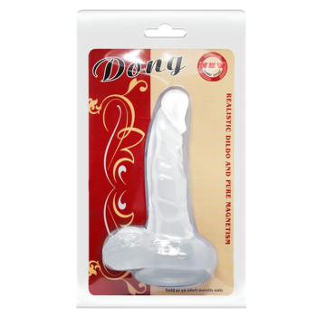 Фаллоимитатор на присоске "Dong" BW-008018NM CRISTAL