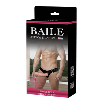 Страпон-мастурбатор унісекс з вібрацією BW-010025
