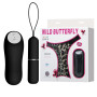 Вібростимулятор клітора з пультом д/в та стрінгами Wild Butterfly BW-012009