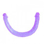 Двойной фаллоимитатор "Double Dong" BI-040015 PURP