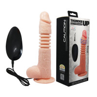 Вибратор на присоске с функцией ротации " THUNDER UP " BW-008097X