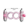 Эрекционное вибро кольцо с стимулятором клитора BUNNY Snuggles, BI-014079