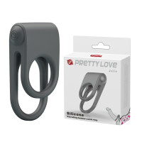 Ерекційне вібро кільце PrettyLove Julie, BI-210156