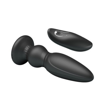 Анальний стимулятор з вібрацією та пультом ДК - MR PLAY Super Power, BI-040086W-MR