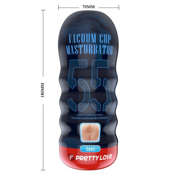 Мастурбатор PRETTY LOVE - VACUUM CUP MASTURBATOR ANUS, BM-00900T58-1
