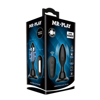Анальний стимулятор із вібрацією MR PLAY - VIBRATING ANAL PLUG, BI-040076W-MR
