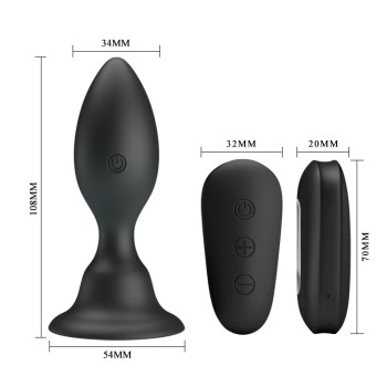 Анальний стимулятор із вібрацією MR PLAY - VIBRATING ANAL PLUG, BI-040076W-MR