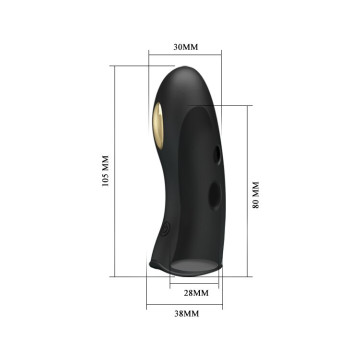 Кліторальний стимулятор на палець Pretty Love - MARICO Fingering Electric Vibrator, BI-014755