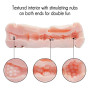 Мастурбатор с двумя входами FOX Masturbation Cup - Double Ends black, BS6300035