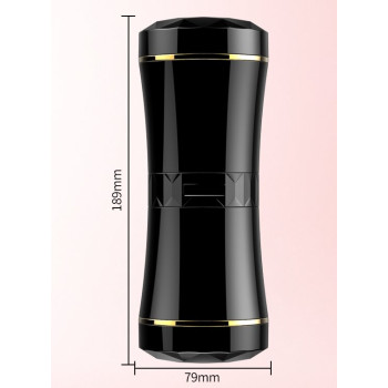 Мастурбатор с двумя входами FOX Masturbation Cup - Double Ends black, BS6300035