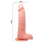 Вібратор реаліст на присосці SUPER VIBRO DONG, BW-008080