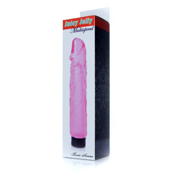 Вібратор Boss Series - Juicy Jelly Multispeed Pink, (довжина 22 см, діаметр 4 см)