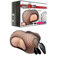 Мастурбатор вагина и анус с двойной вибрацией CRAZY BULL - JESSICA Vibrating, BM-009182Z-1