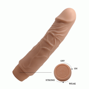 Вібратор реалістичний BARBARA 7.6'' JEFF MULTI-SPEED VIBRATOR, BW-001032R