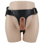 Страпон с вибрацией Ultra Passionate Harness Dual Penis 6,2'', BW-022066Z