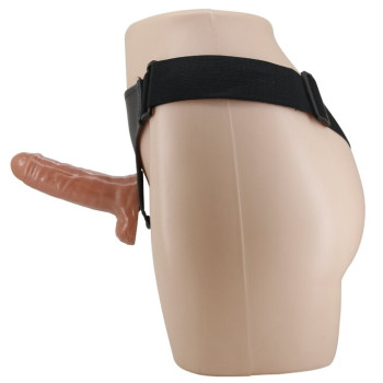Страпон с вибрацией Ultra Passionate Harness Dual Penis 6,2'', BW-022066Z