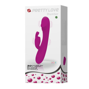 Вибратор с стимулятором клитора PRETTY LOVE - HUNTER, BI-014285