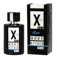 Духи з феромонами для чоловіків X phero Men Blue Body Attack, 50 ml