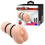 Мастурбатор-вагіна Crazy Bull - LEONA Pocket Pussy vagina, BM-009225NH