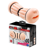 Мастурбатор із двома входами Crazy Bull - NANCY Pocket Pussyм DOUBLE MASTURBATOR, BM-009224H