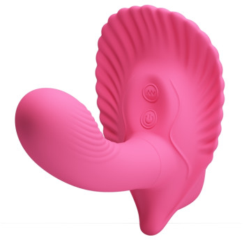 Вибробабочка с стимулятором клитора PRETTY LOVE - Powerful Shell Stimulator , BI-014368-3