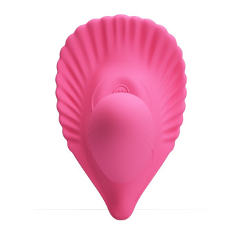 Вибробабочка с стимулятором клитора PRETTY LOVE - Powerful Shell Stimulator , BI-014368-3