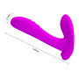 Віброметелик із стимулятором клітора PRETTY LOVE - Remote Control Massager, BI-014850W