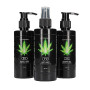 Набір для ванни та душу CBD Care set - GREEN TEA & HEMP OIL ( 3 предмети )