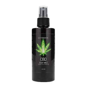 Набір для ванни та душу CBD Care set - GREEN TEA & HEMP OIL ( 3 предмети )
