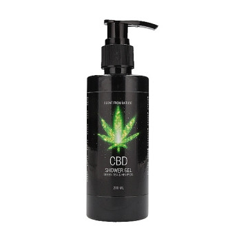 Набір для ванни та душу CBD Care set - GREEN TEA & HEMP OIL ( 3 предмети )