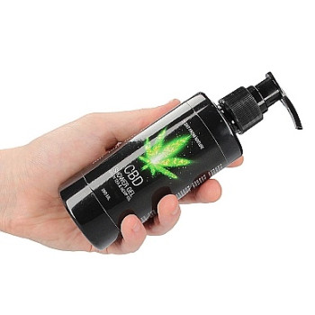 Набір для ванни та душу CBD Care set - GREEN TEA & HEMP OIL ( 3 предмети )