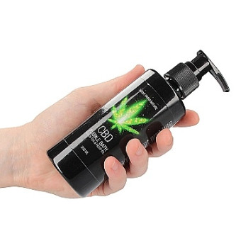 Набір для ванни та душу CBD Care set - GREEN TEA & HEMP OIL ( 3 предмети )
