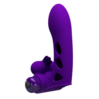 Кліторальний стимулятор на палець Pretty Love - Orlando Finger Violet, BI-014836-1