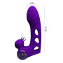 Кліторальний стимулятор на палець Pretty Love - Orlando Finger Violet, BI-014836-1