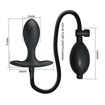 Анальний стимулятор, що розширюється Pretty Love Inflable Anal Plug, BI-040096Q