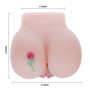 Мастурбатор з подвійною вібрацією та двома входами BAILE Princess Vagina and Anal, BM-009107