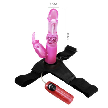 Страпон женский ULTRA Harness STRAP-ON - Vibration Rotation, BW-022038