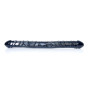 Двойной фаллоимитатор Boss Series: Flexible Double Dong Black, BS6700089