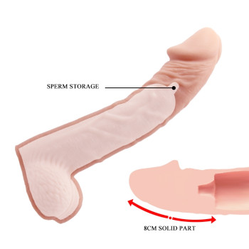 Подовжуюча насадка ( на 8 см ) BAILE - SEX TOYS BIG MAN, BI-026238
