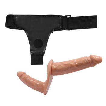 Страпон с двумя насадками BAILE - DOUBLE DILDOS Strap On, BW-022077