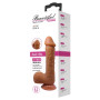 Фаллоимитатор на присоске Baile Beautiful JOHNSON 8,7'' Brown, BW-008040NR-1