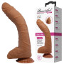 Фалоімітатор на присосці Baile Beautiful ALEX 10.6'' Brown 28см на 5см