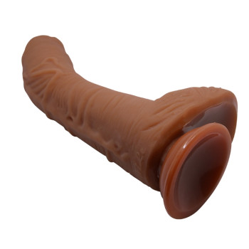 Фалоімітатор на присосці Baile Beautiful ALEX 10.6'' Brown 28см на 5см